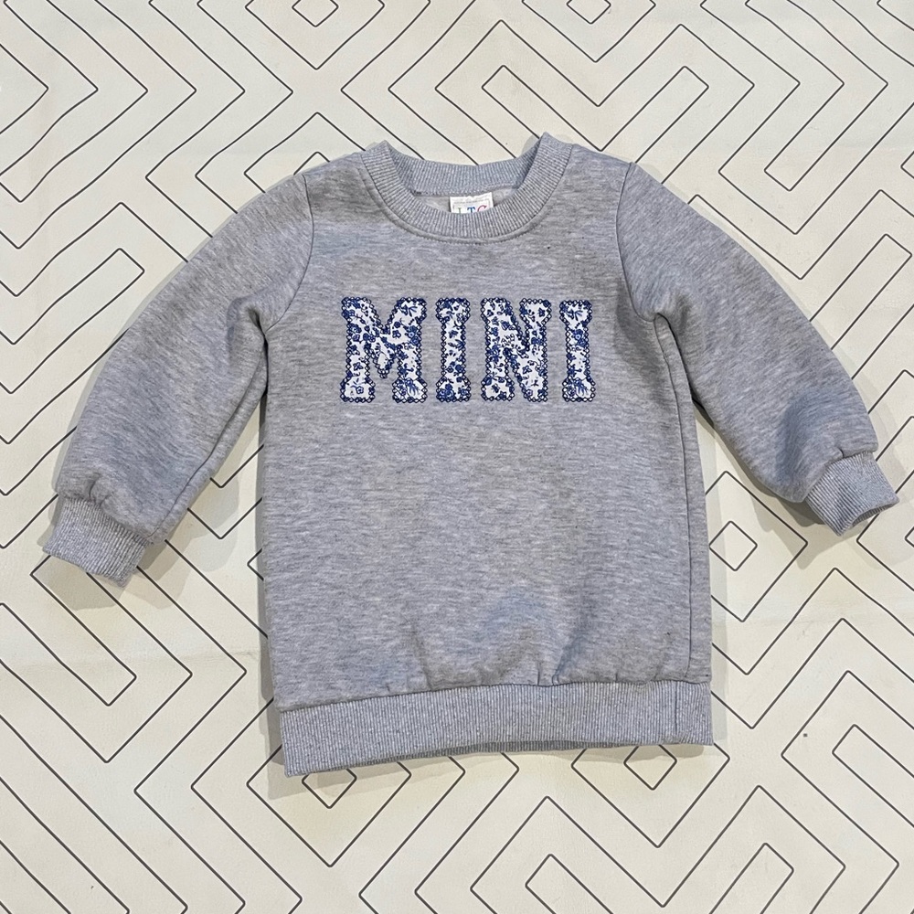 Custom LTC Grey "MINI" Sweatshirt